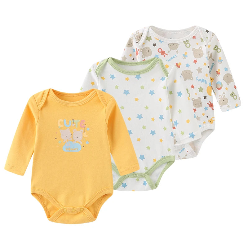 3 Pack Essential Bodysuit