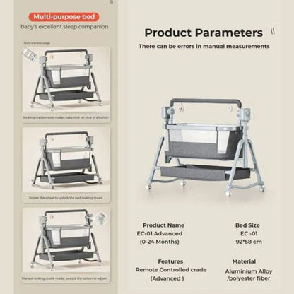 Baby Rocking Bassinet Crib