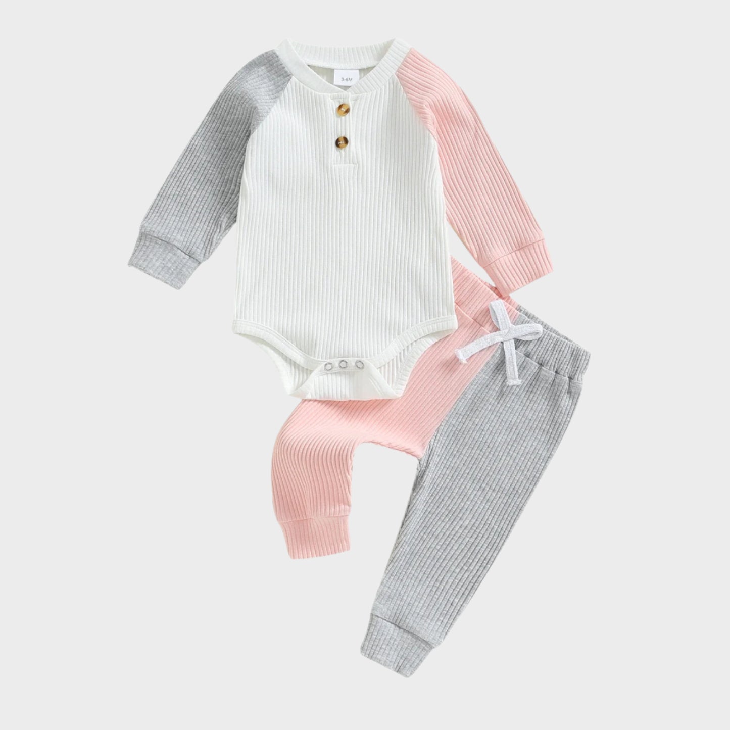 2 Piece Colorful Autumn Outfit