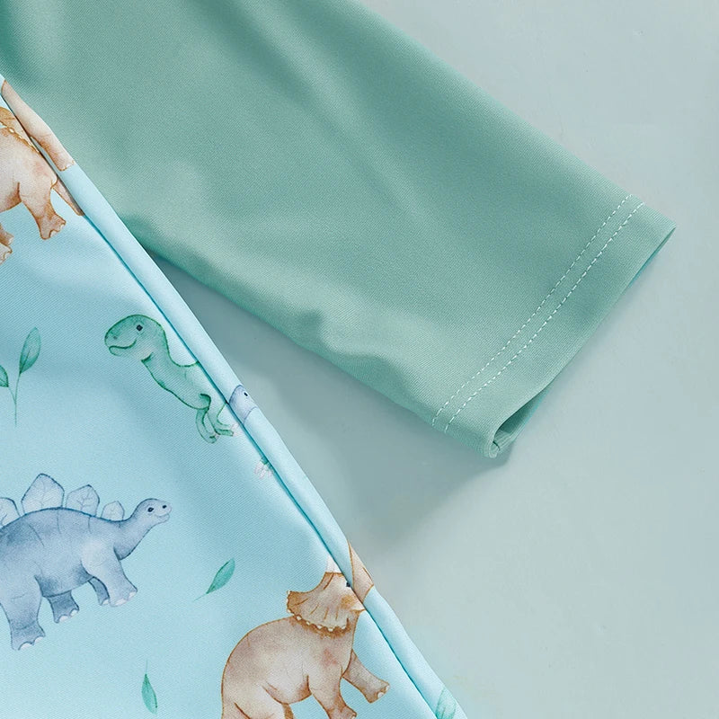 Maillot de bain 2 pièces à imprimé floral et protection contre les ruées vers la faune