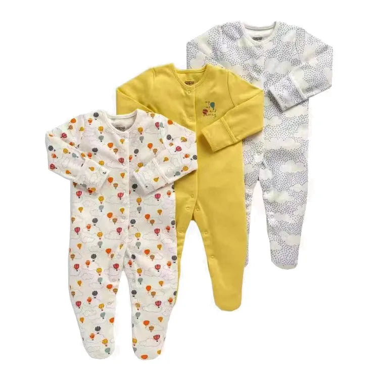 3 Pieces Essential Newborn Jumpsuit