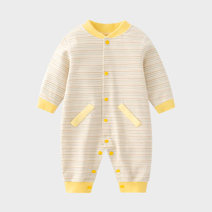 Striped Crawling Jumpsuit