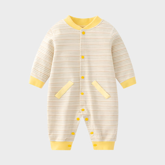 Striped Crawling Jumpsuit