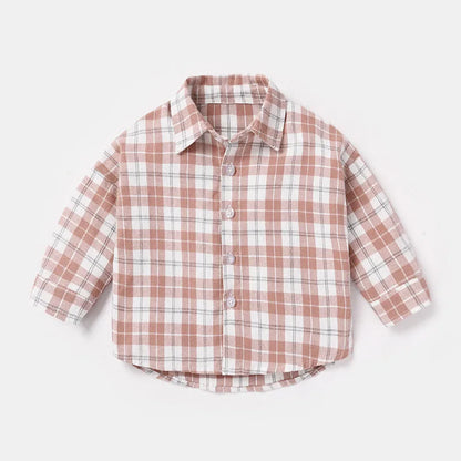 Checkered Long Sleeve Outwear