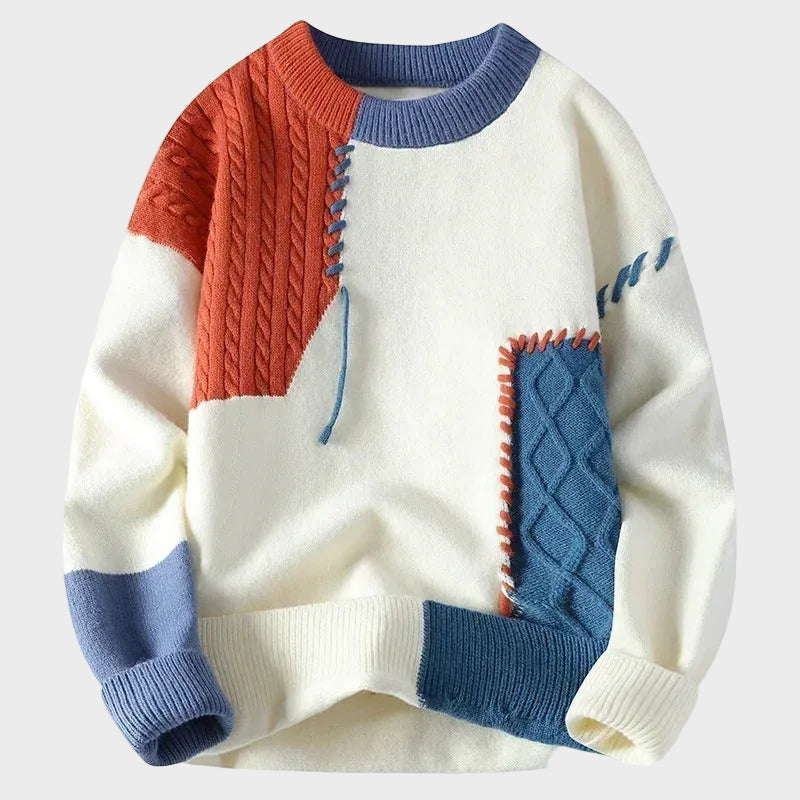 Patchwork Fashion Sweater