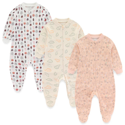 3 Pack kiddiezoom™ Long Sleeve Jumpsuits