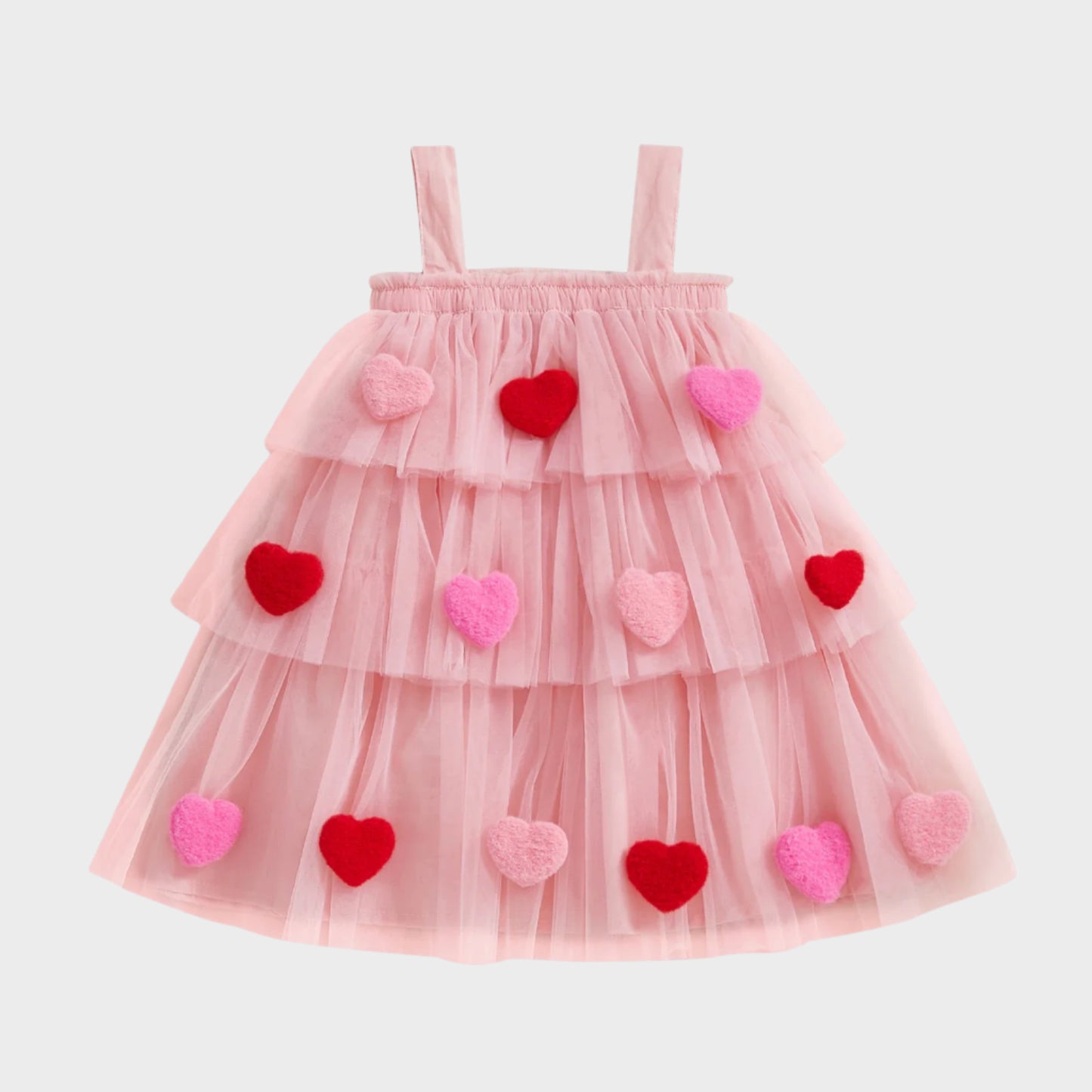 Star Lace Layered Tulle Dress