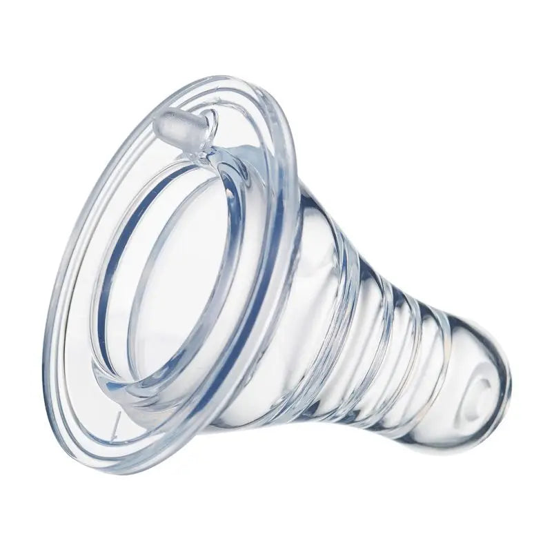 Tétines classiques en silicone transparent à débit moyen