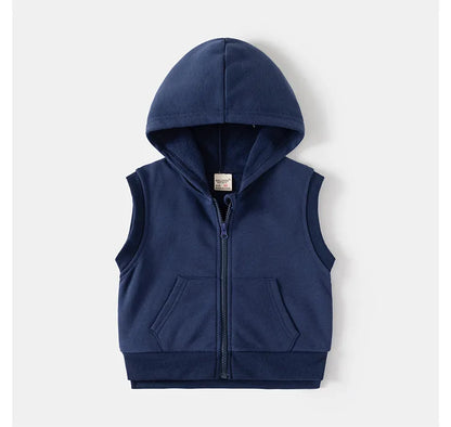 Gilet de printemps avec capuche