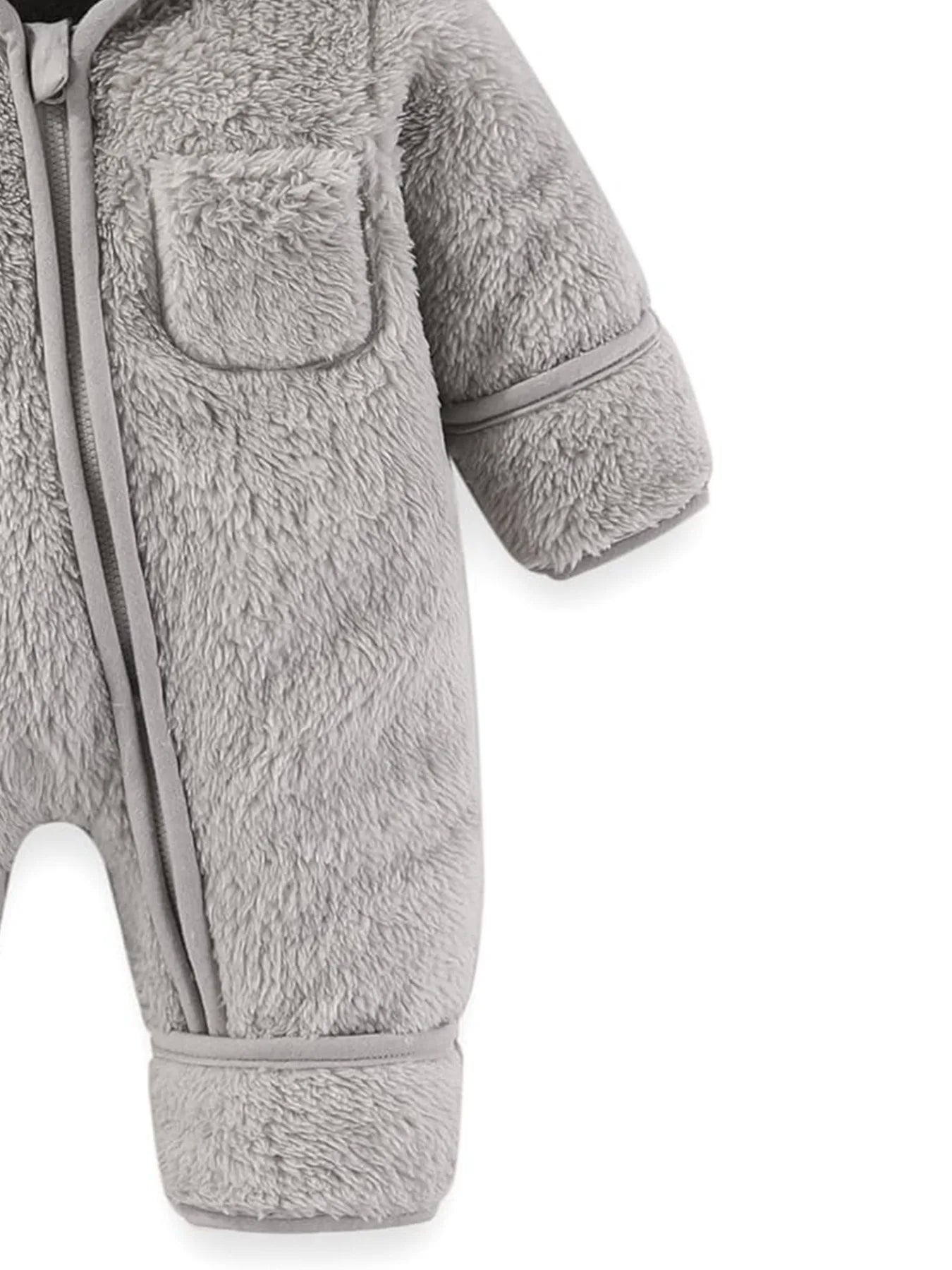 Combinaisons à capuche en polaire chaudes et épaisses