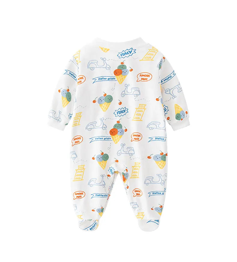 Combinaison enrobée de crème glacée