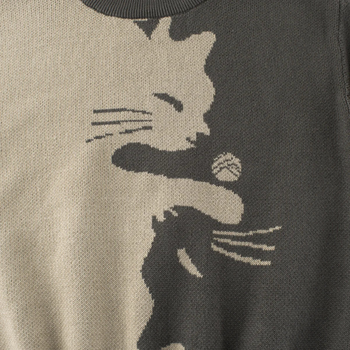 Cartoon Cat Designed Sweaters