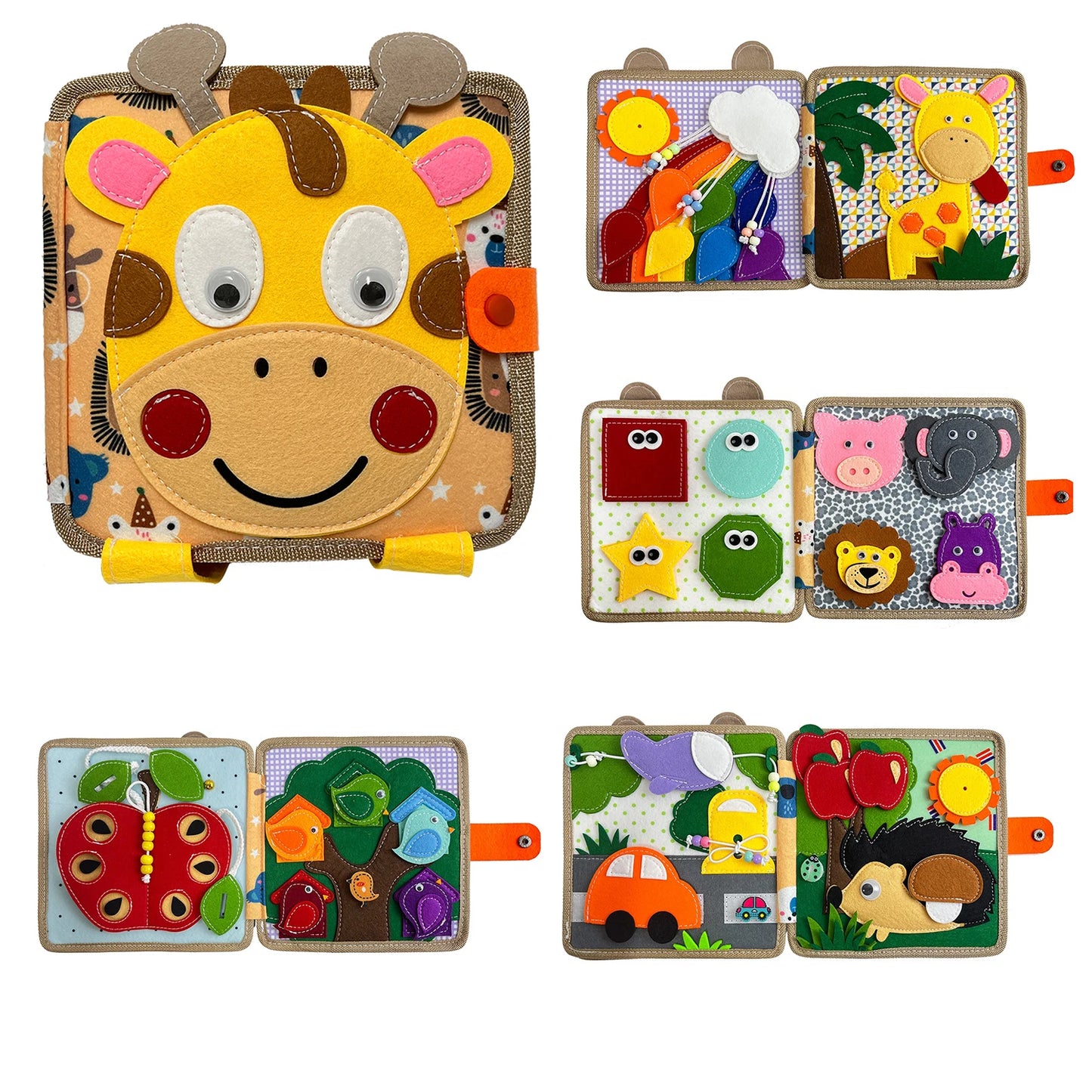 Giraffe Puzzle Learning Book