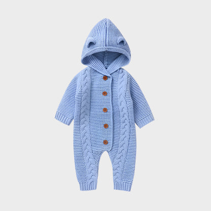 Autumn Hooded Jumpsuit