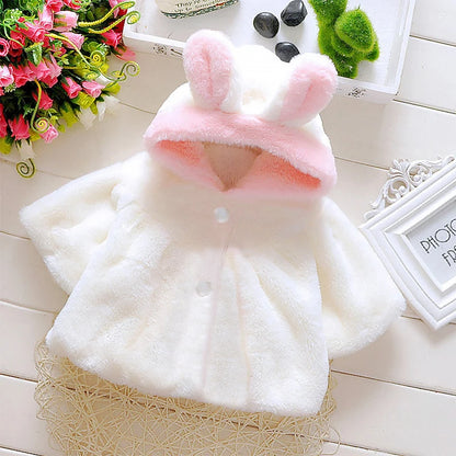 Outerwear Fleece Hooded Shawl Jackets