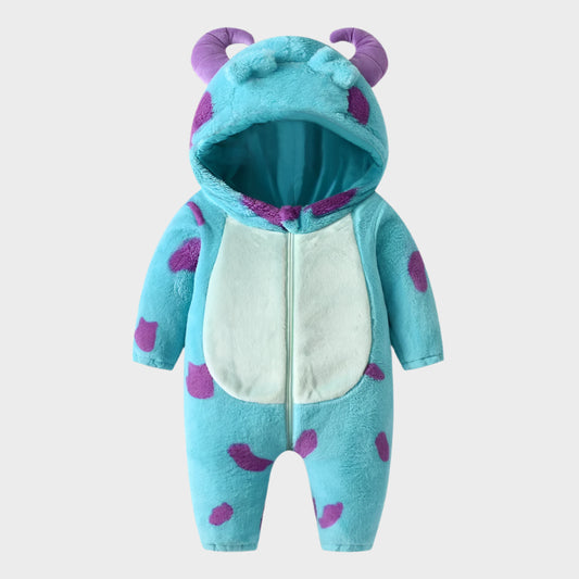 Fleece Warm Thicker Hooded Jumpsuits