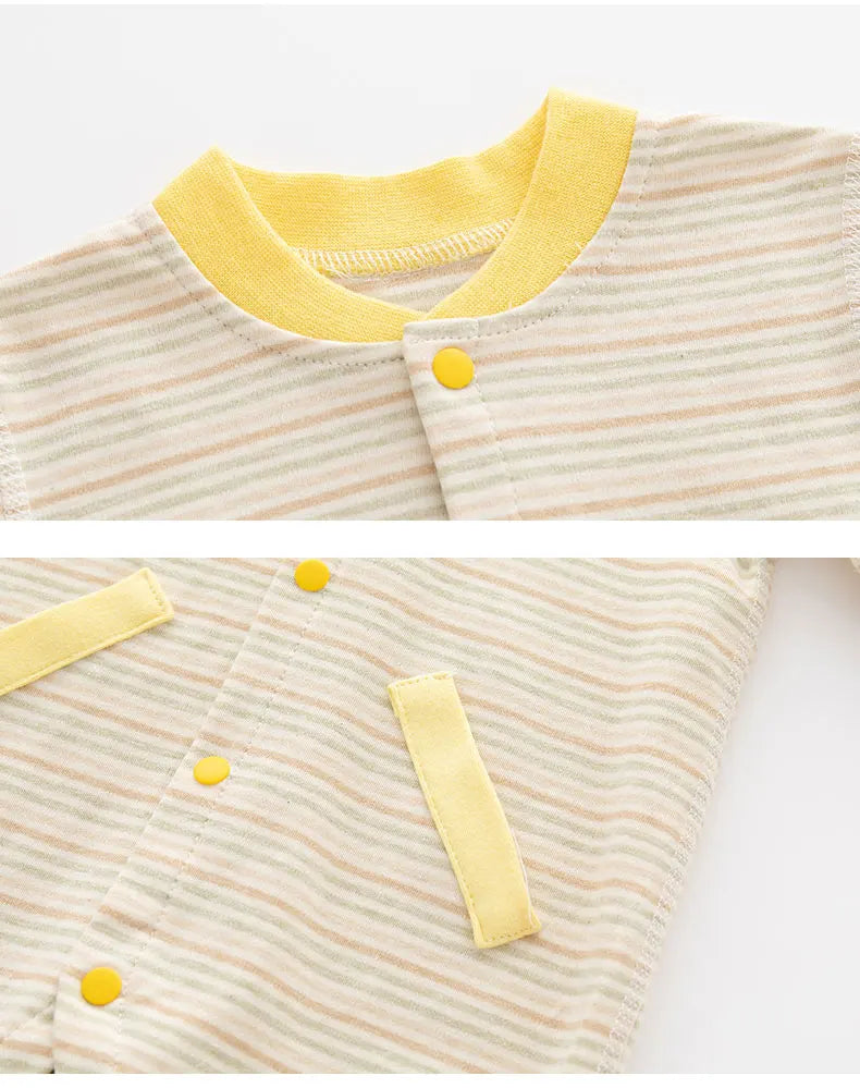 Striped Crawling Jumpsuit