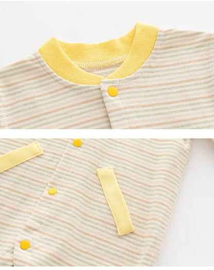 Striped Crawling Jumpsuit