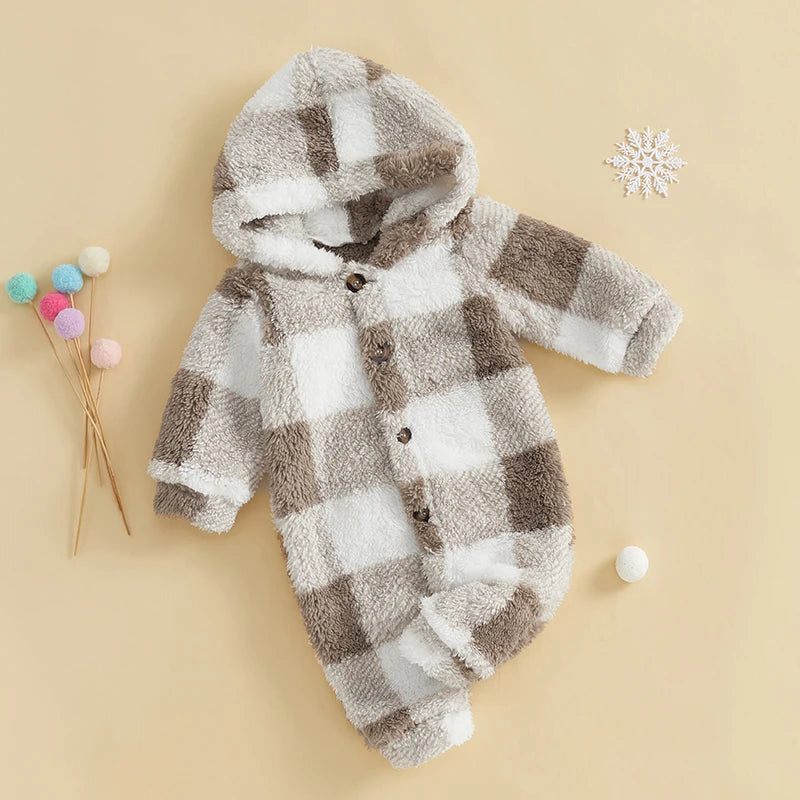 Checkered Winter Jumpsuit