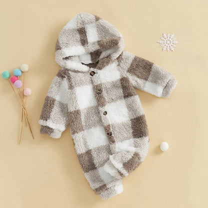 Checkered Winter Jumpsuit