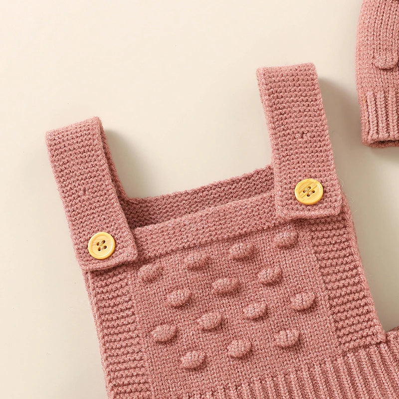 2 Piece Sleeveless Knitted Jumpsuit