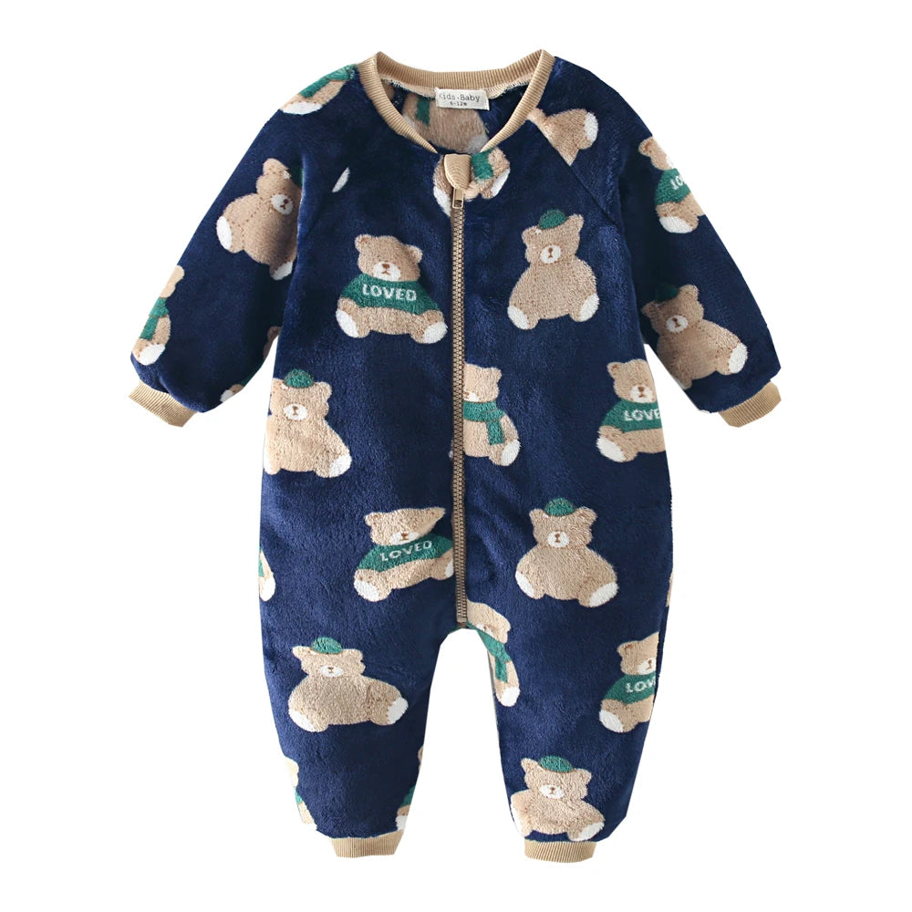 Bear Fleece Jumpsuit