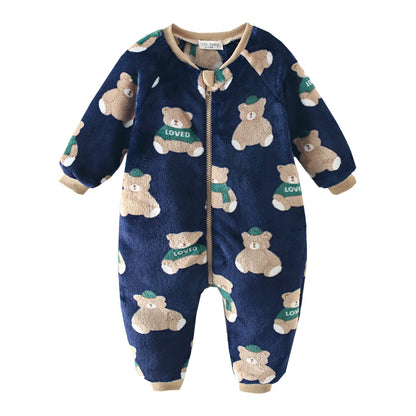 Bear Fleece Jumpsuit