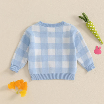 Checkered Bunny Sweater