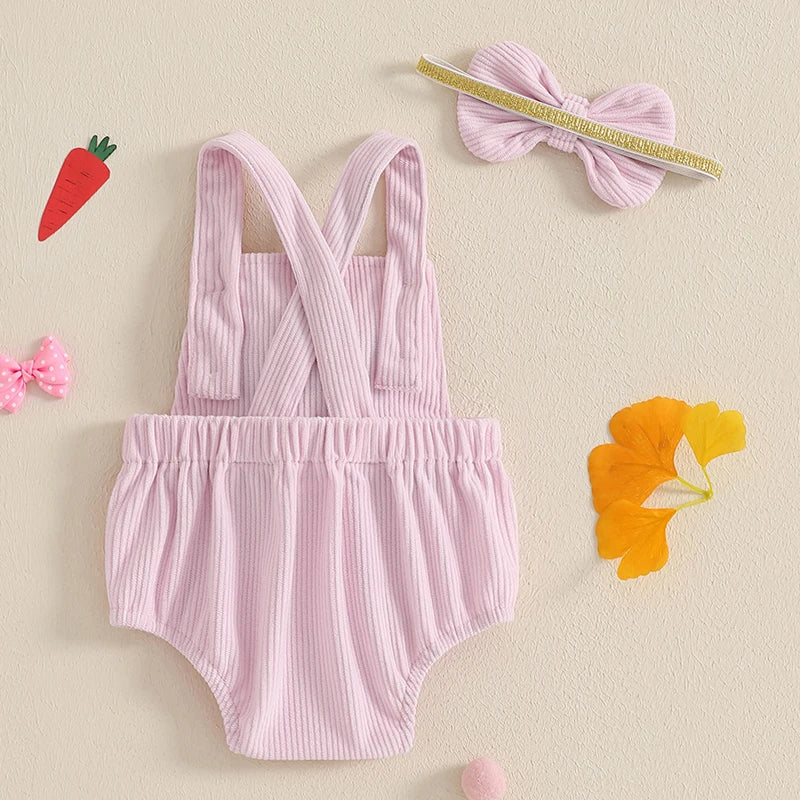 Body brodé lapin de Pâques