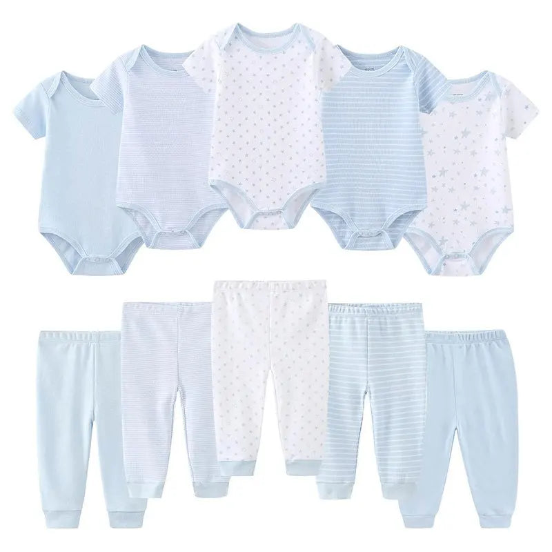 5 Sets Bodysuit with Pants