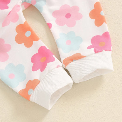 2 Pieces Floral  Suit