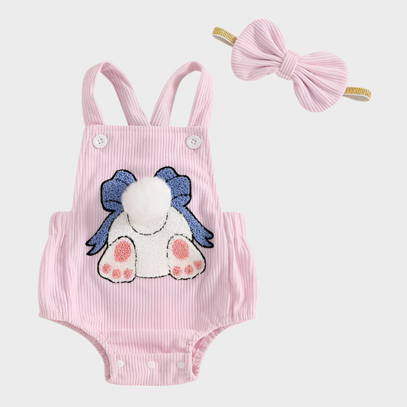 Body brodé lapin de Pâques