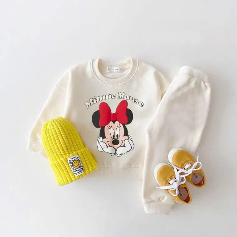 3 Piece Autumn Cartoon Tracksuit