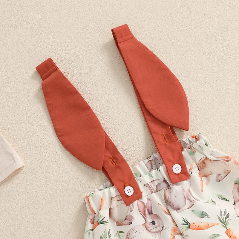 2 Piece Overall Bunny Outfit