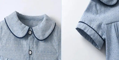 Casual Short Sleeve Romper