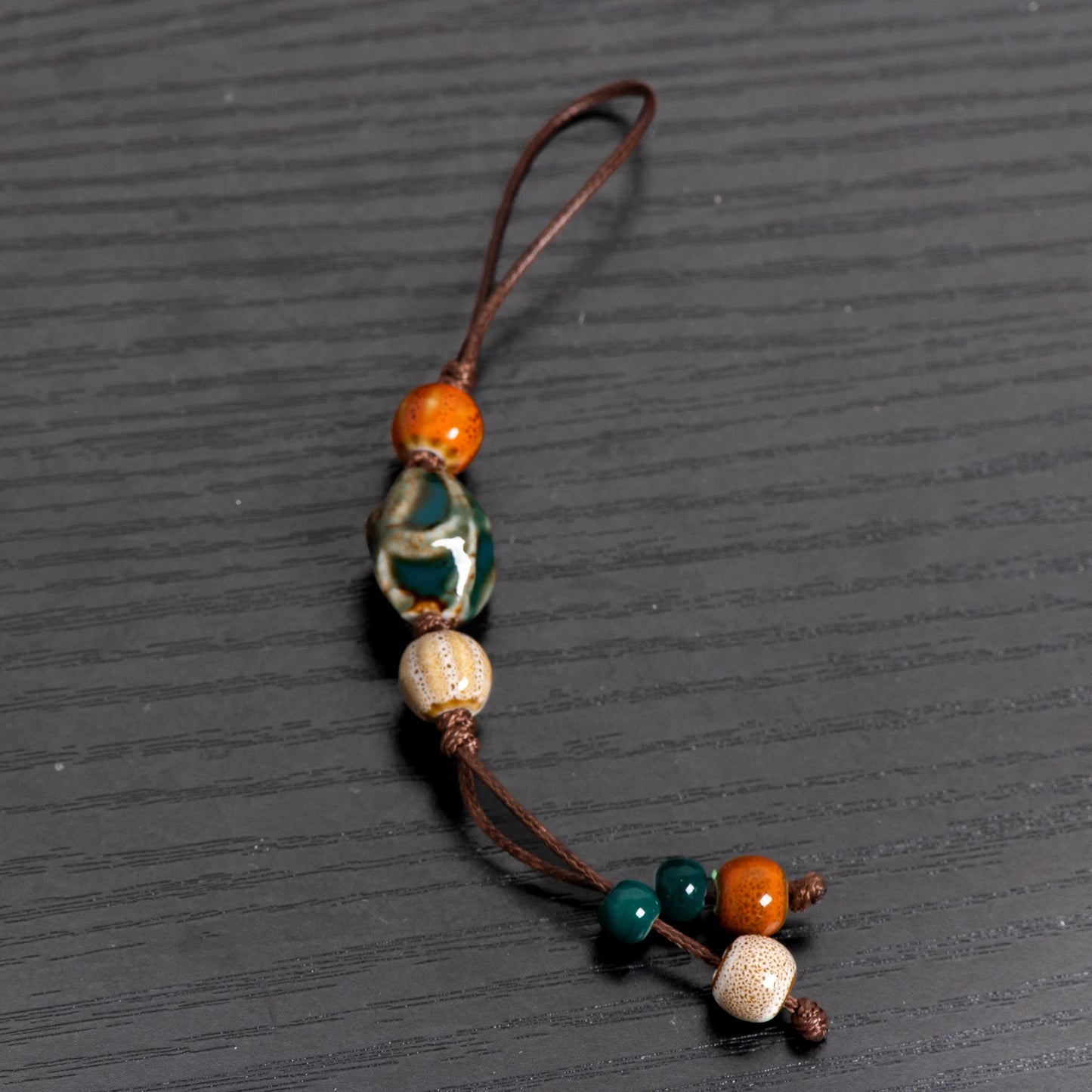 Vintage Ceramic Peach Charm