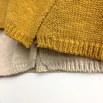 Gilet en tricot sans manches décontracté vintage