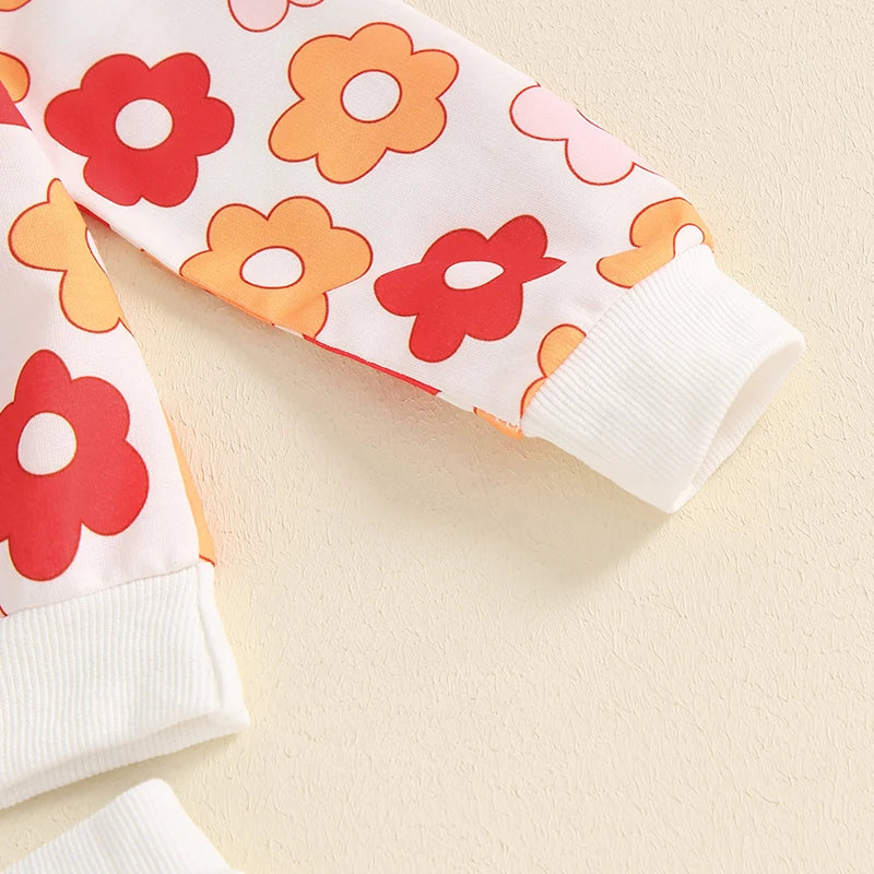 2 Pieces Floral  Suit