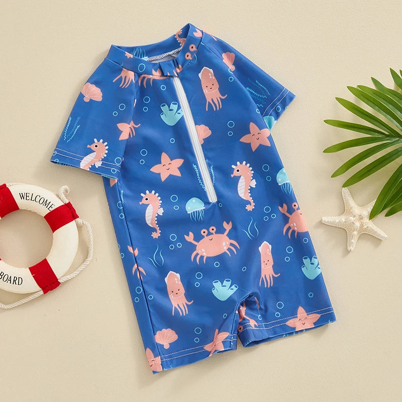 Marine Rash Guard Swimwear