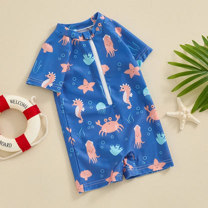 Marine Rash Guard Swimwear