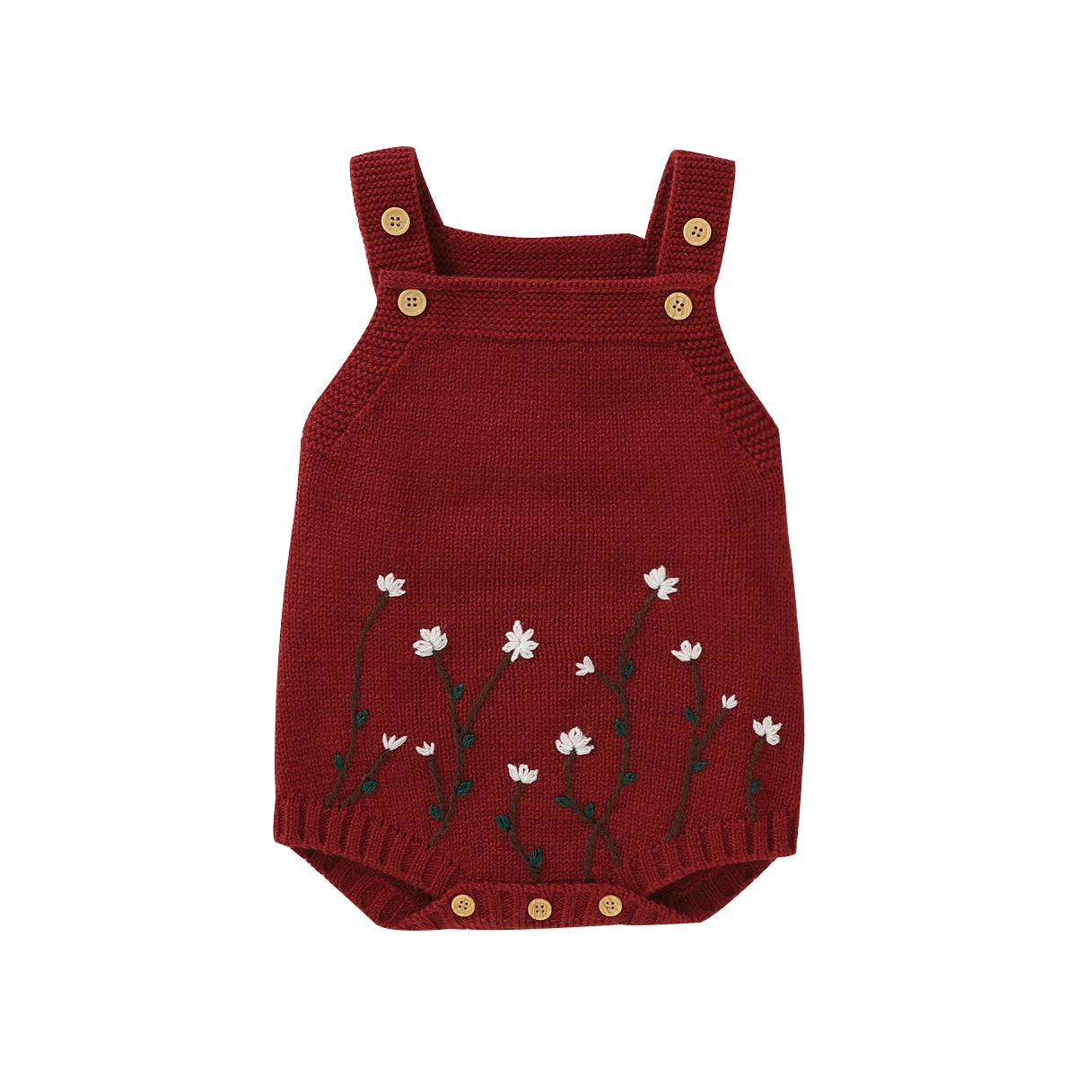 Floral Sleeveless Knitwear