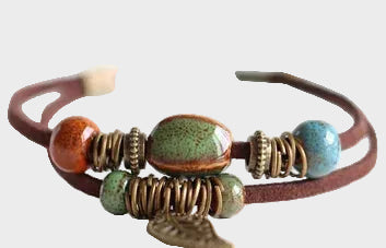 Glaze Ceramic Trinkets Bracelets