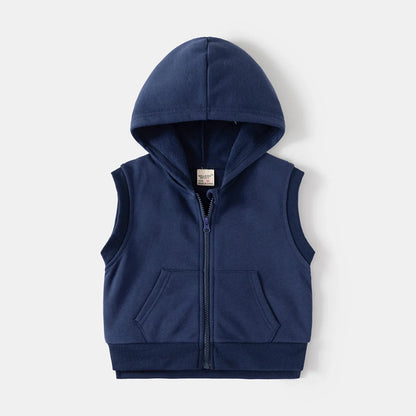 Gilet de printemps avec capuche