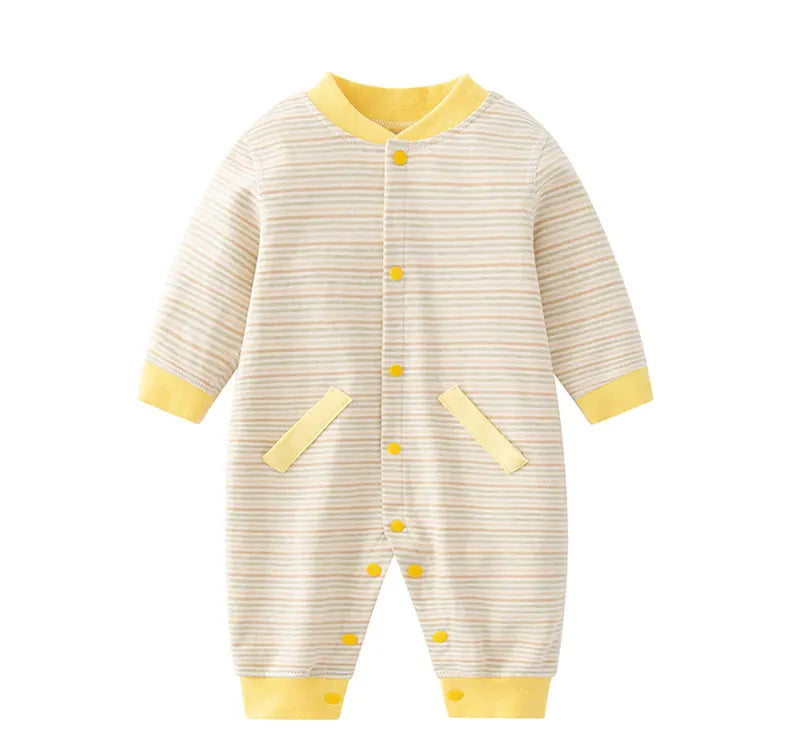 Striped Crawling Jumpsuit