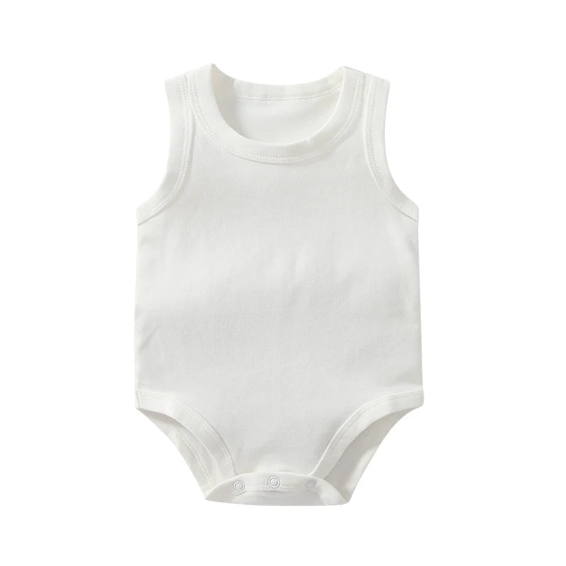Sleeveless Onesie Vest Bodysuit