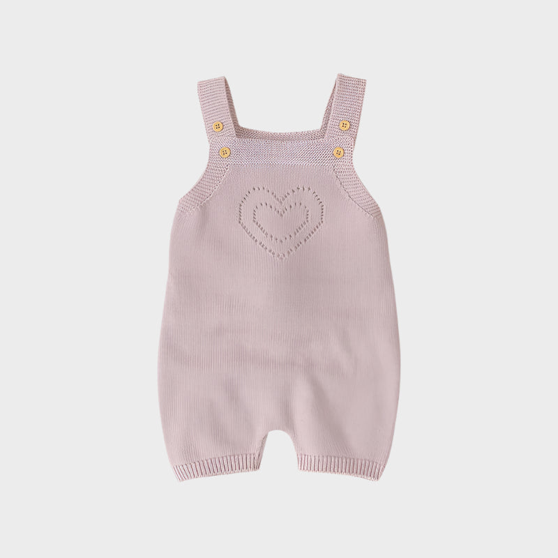 Heart-shaped Sleeveless Romper