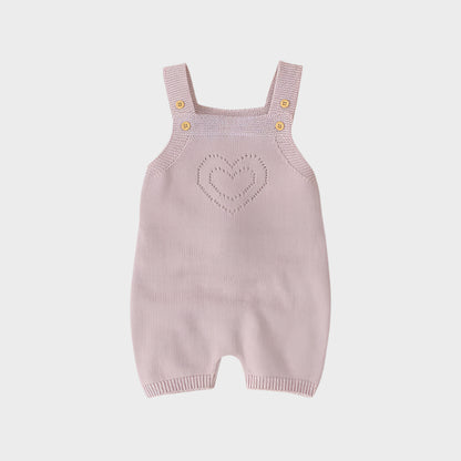 Heart-shaped Sleeveless Romper