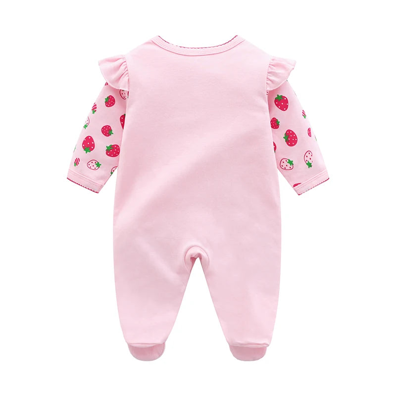 Strawberry Long-Sleeved Jumpsuit