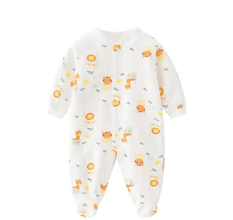 Thin Harem Sunflower Crawling Jumpsuit