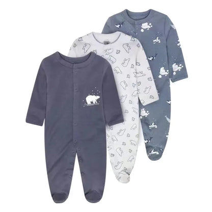 3 Pieces Essential Newborn Jumpsuit